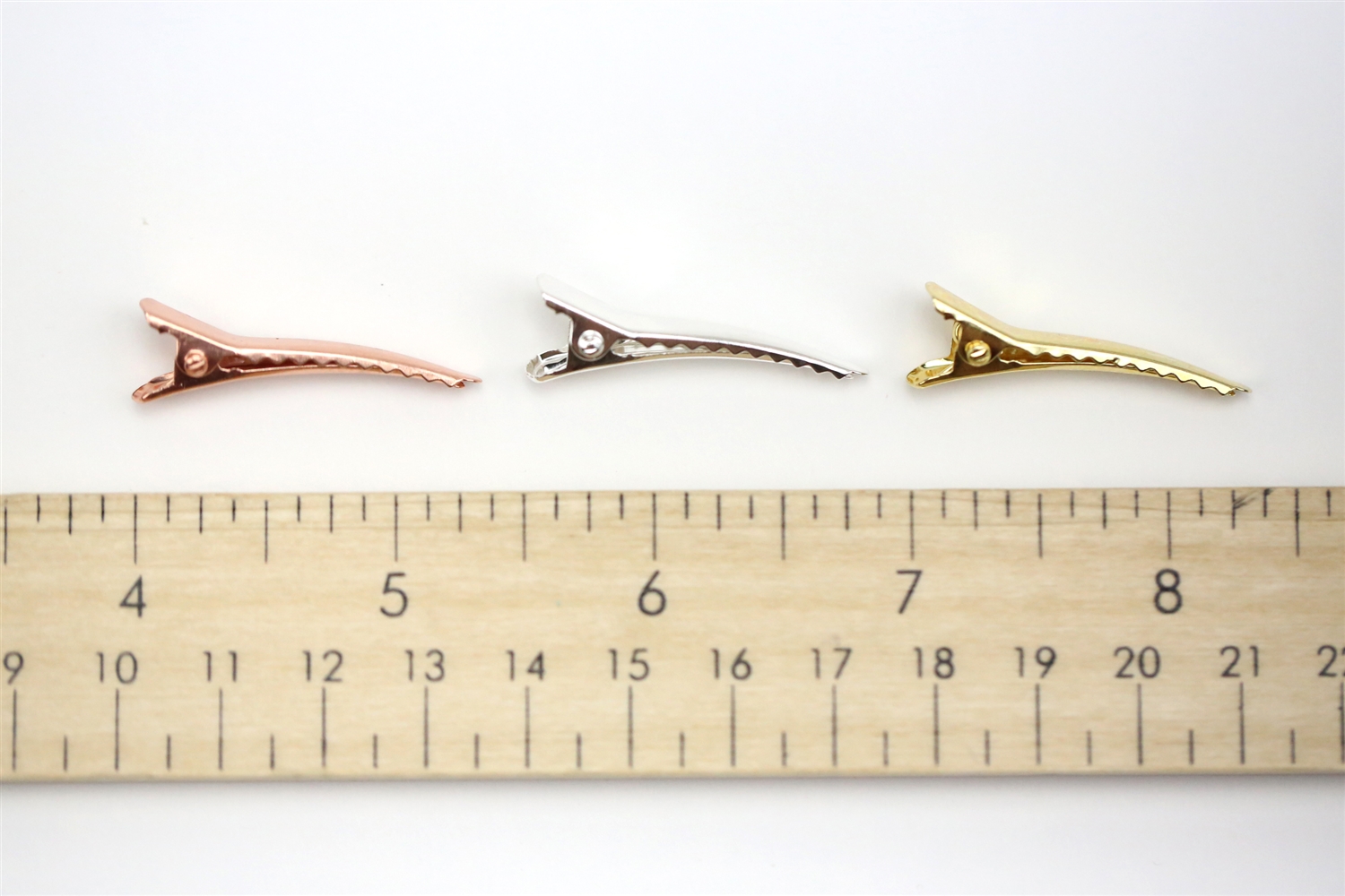 Hair Clips // Alligator Clips // 40mm Snap Clips // 50mm Snap Clips // Rose  Gold Hair Clips // Gold Hair Clips // 20 DIY Hair Clip -  Israel