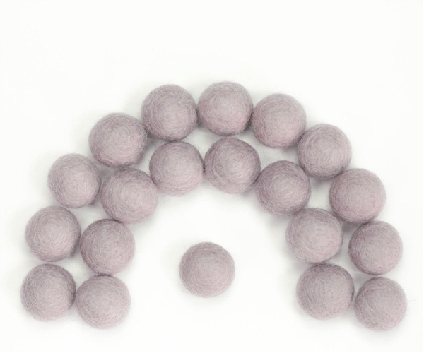 Wisteria Felt Balls,Purple Wool Felt Balls