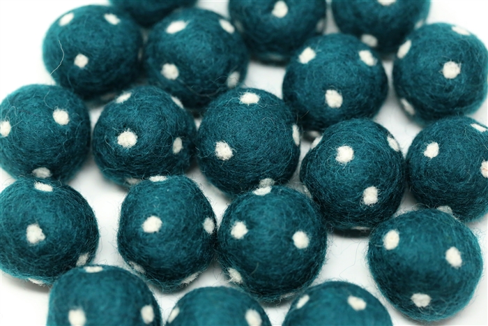 2cm Polka Dot Felt Balls | Wholesale Felt Balls