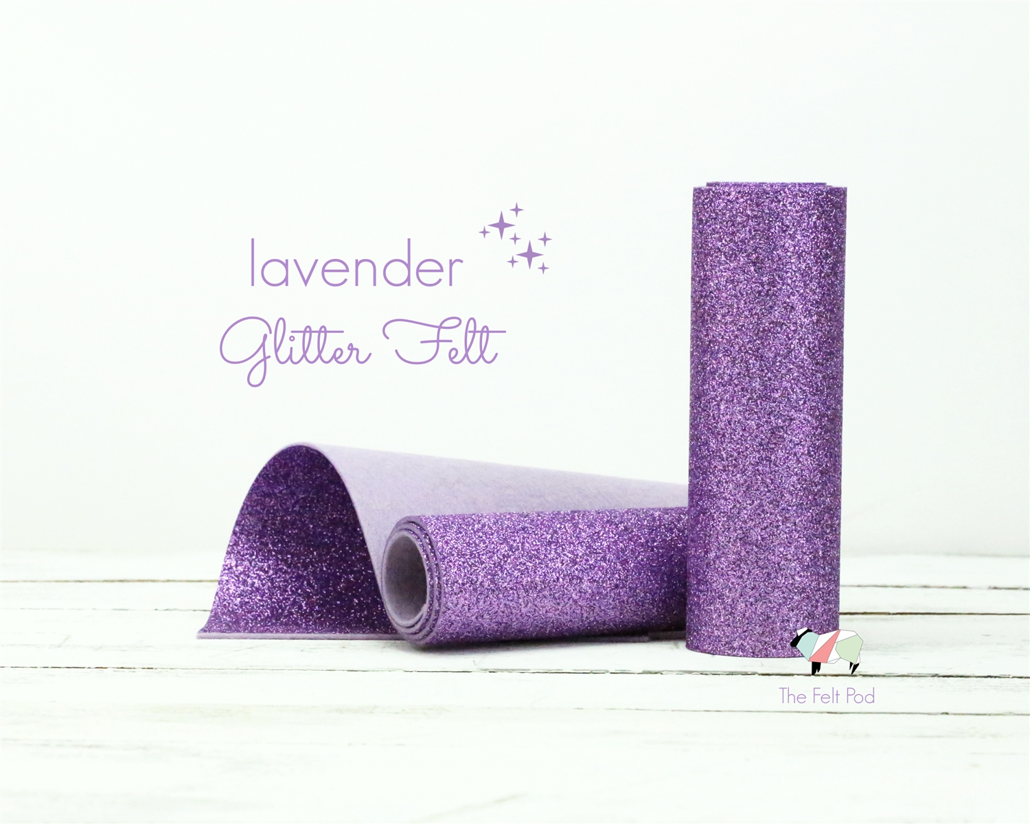 Lavender Glitter Iron-On Vinyl