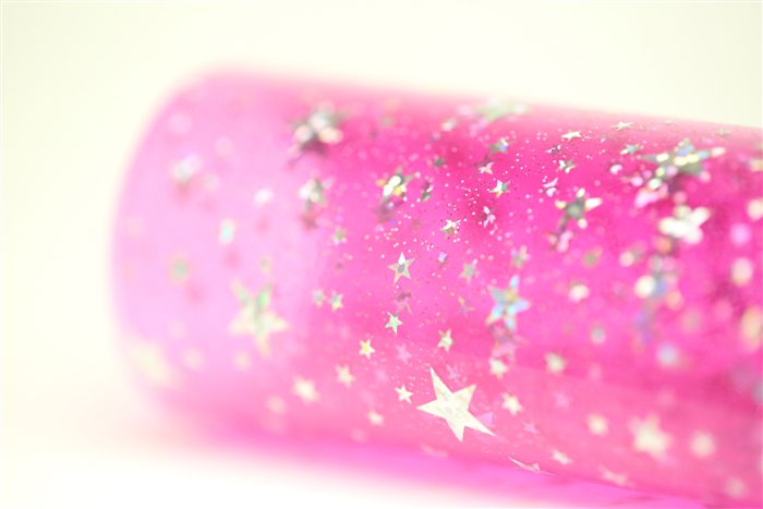 Magenta Transparent Glitter Vinyl –