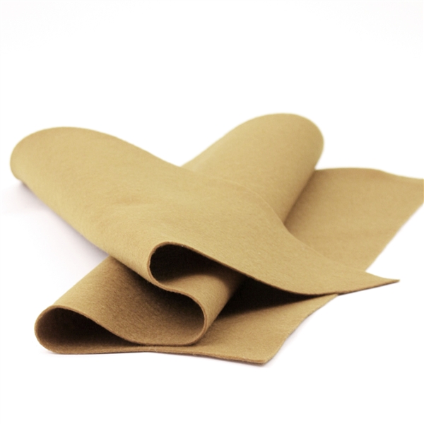 Camel Brown Wool Felt Fabric