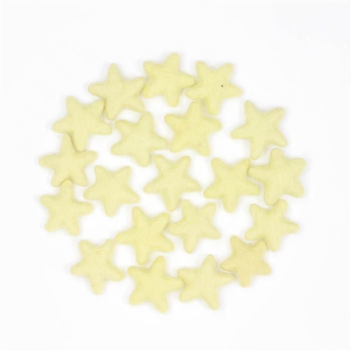 Felt Stars - Ivory – K2CBlooms