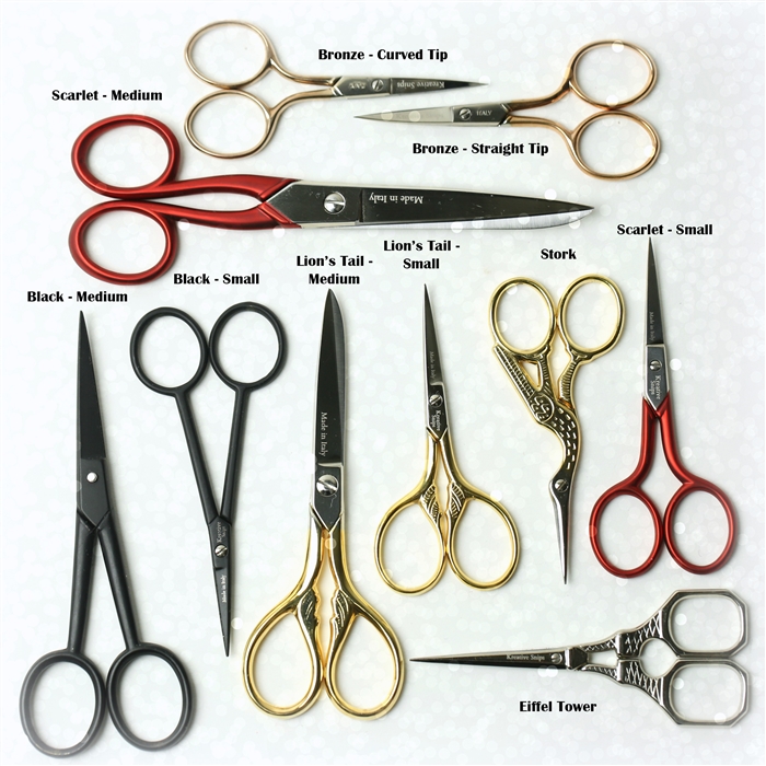 What are scissors on sale made of