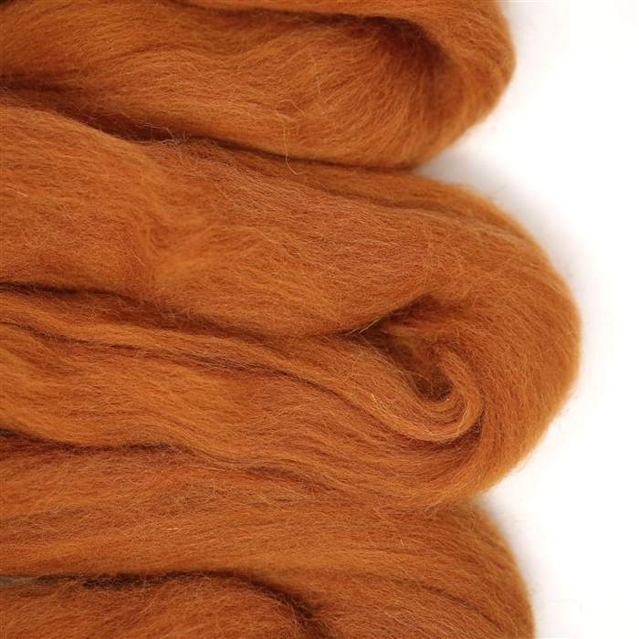 Brown Colors of Wool for Needle Felting | .5 ounce