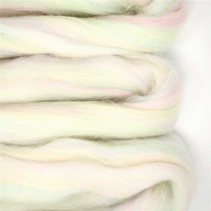 Wool Roving - 68. Ocean Gray